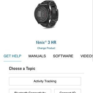 Garmin Mens Fenix 3 HR - Fully Functioning Watch with Heart Rate Monitor